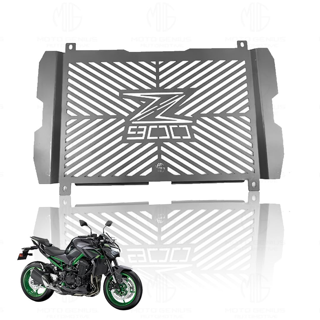 Stainless Steel Radiator Grill Cover Guard Protector for Ninja Z900 Motorbike | Engine Cooling Protection | Rust-Resistant, Durable, Easy Installation - Moto Genius