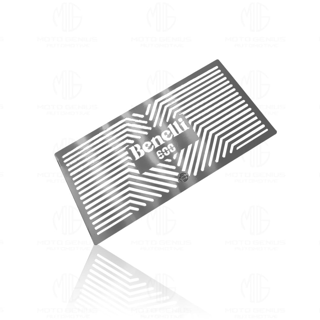 Stainless Steel Radiator Grill Guard Protector for Benelli TNT 600 | Durable Steel Construction | Engine Cooling Protection | Rust-Resistant, Easy Installation-Silver - Moto Genius