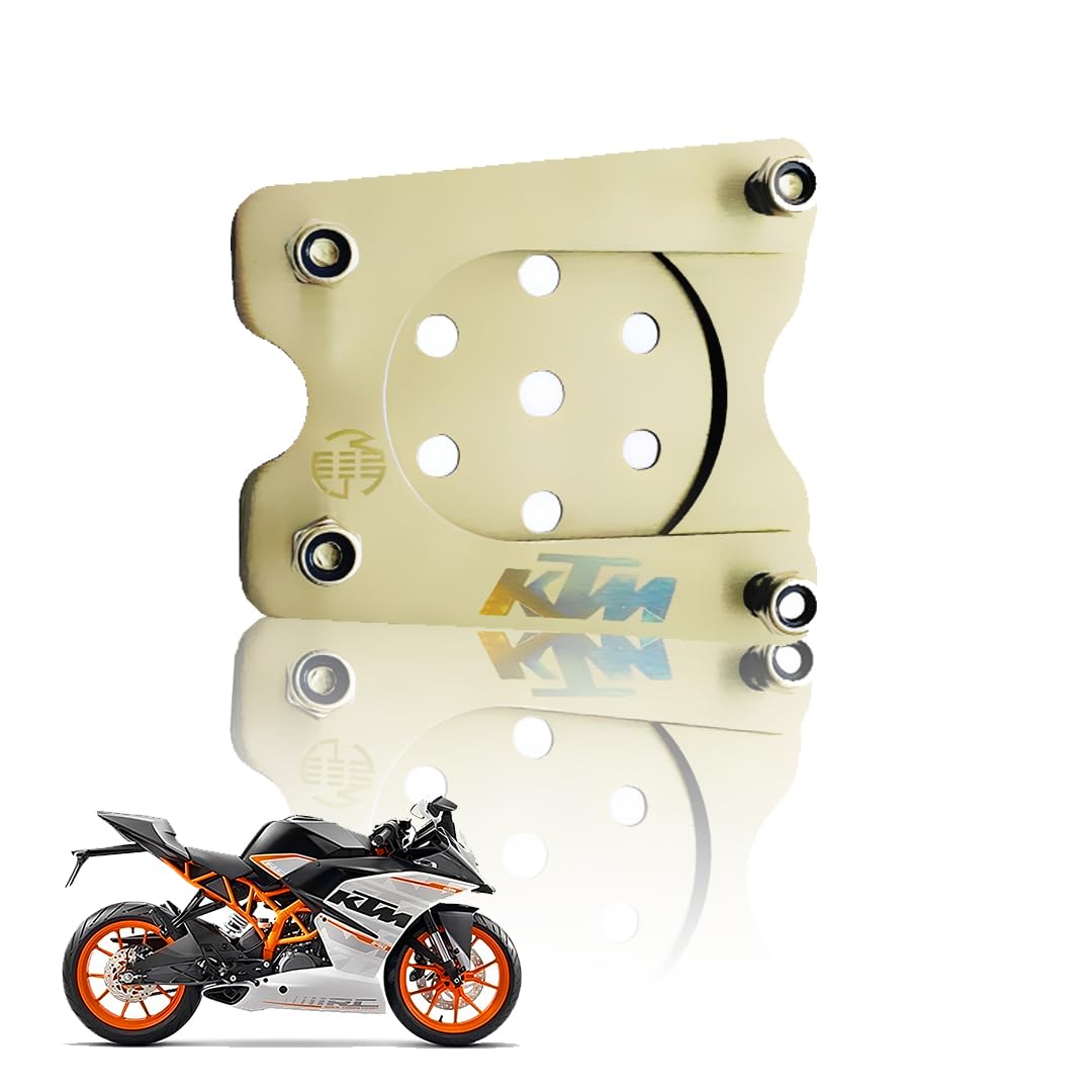 Stainless Steel Side Stand Extender for ( GEN1 & GEN2 MODELS ONLY ) KTM RC Duke 125 200 250 390 | Heavy Duty Parking Support and Stability Enhancer-Silver - Moto Genius