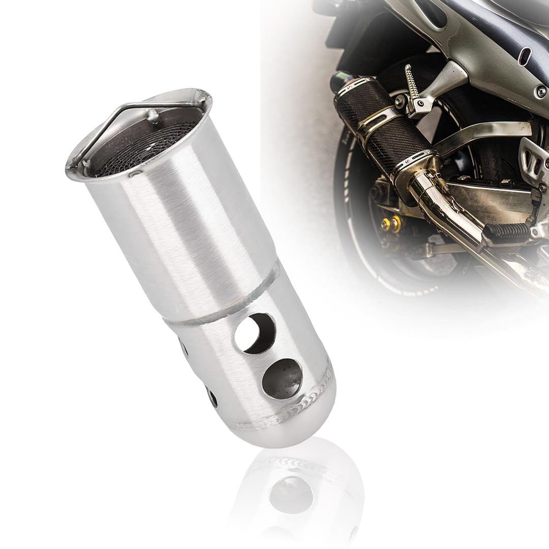 Universal 50mm Motorcycle Exhaust Silencer Muffler | Stainless Steel DB Killer Insert for Noise Reduction & Performance Boost | Fits Most Bikes - Moto Genius