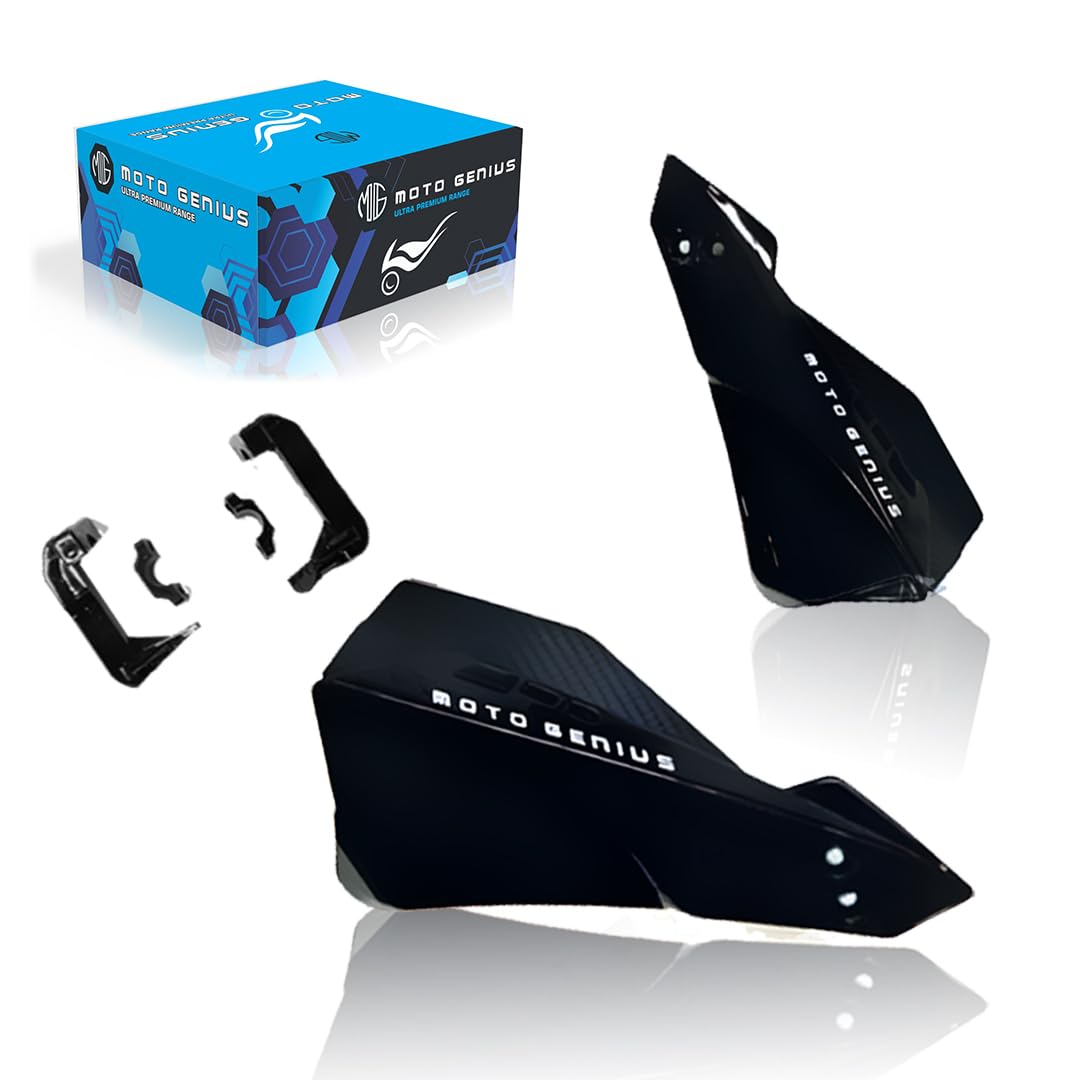 Universal Bicycle Handguards | Premium Protection for All Bike Models, Perfect for Mountain, Road, and Commuter Bikes-Black - Moto Genius