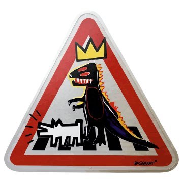 Warning Dianasour Vinyl Sticker Waterproof Decals for Motorcycle, Helmet & Laptop | Edgy Aesthetic Stickers for Bikes and cars - Moto Genius