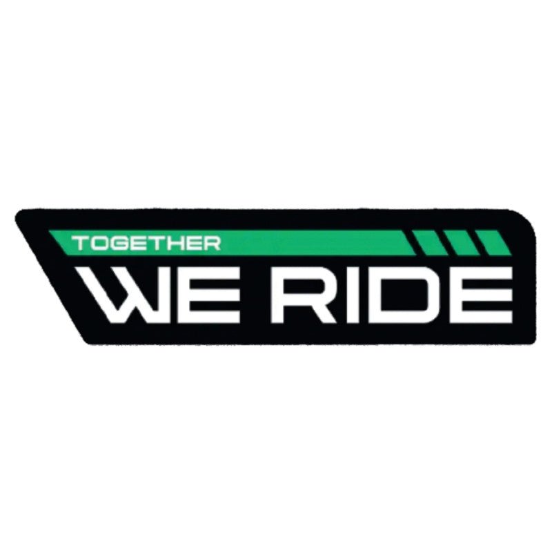 We-Ride 3D Vinyl Sticker Waterproof Decals for Motorcycle, Helmet & Laptop | Edgy Aesthetic Stickers for Bikes and cars - Moto Genius