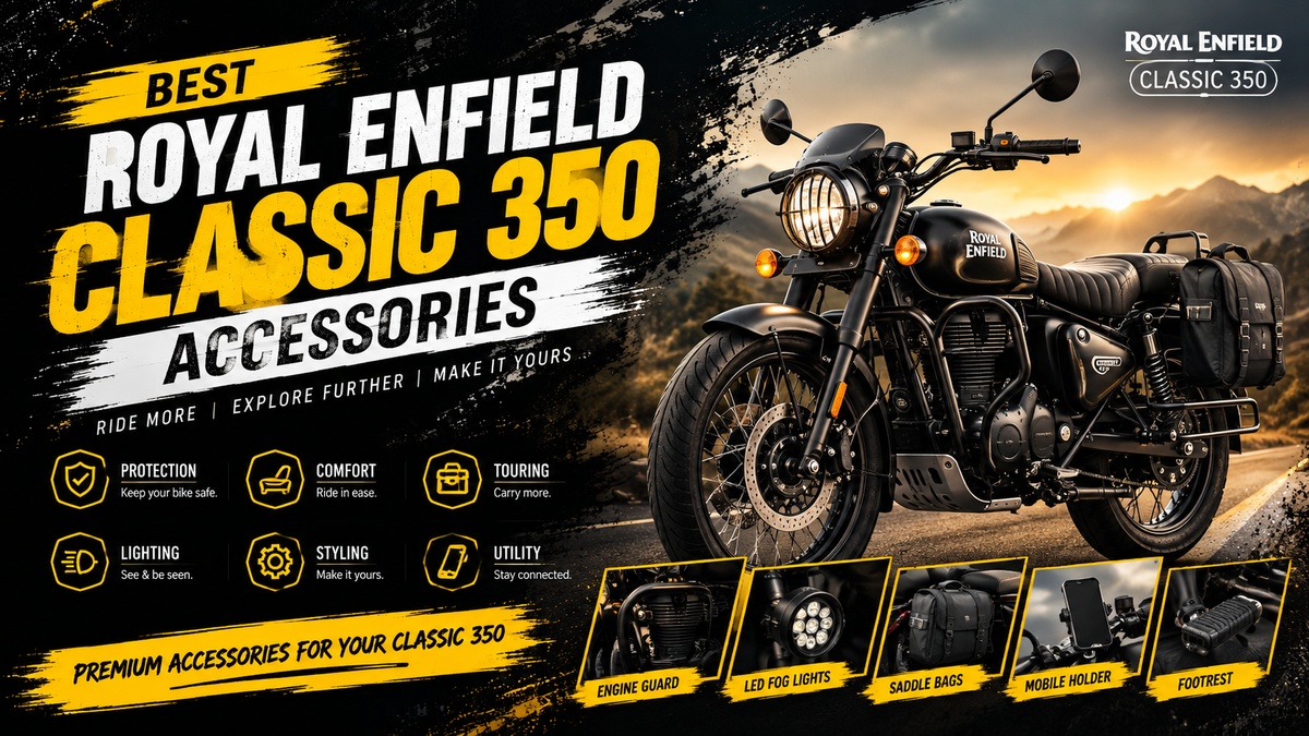 Best Royal Enfield Classic 350 Accessories