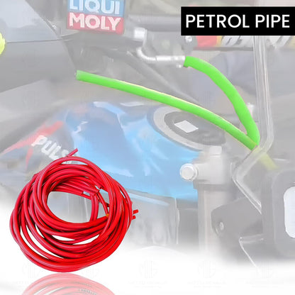 1 Meter Motorcycle Petrol Gas Oil Delivery Tube Pipe, Fuel Gasoline Hose for Motorbike, ATV and Scooter-Red - Moto Genius