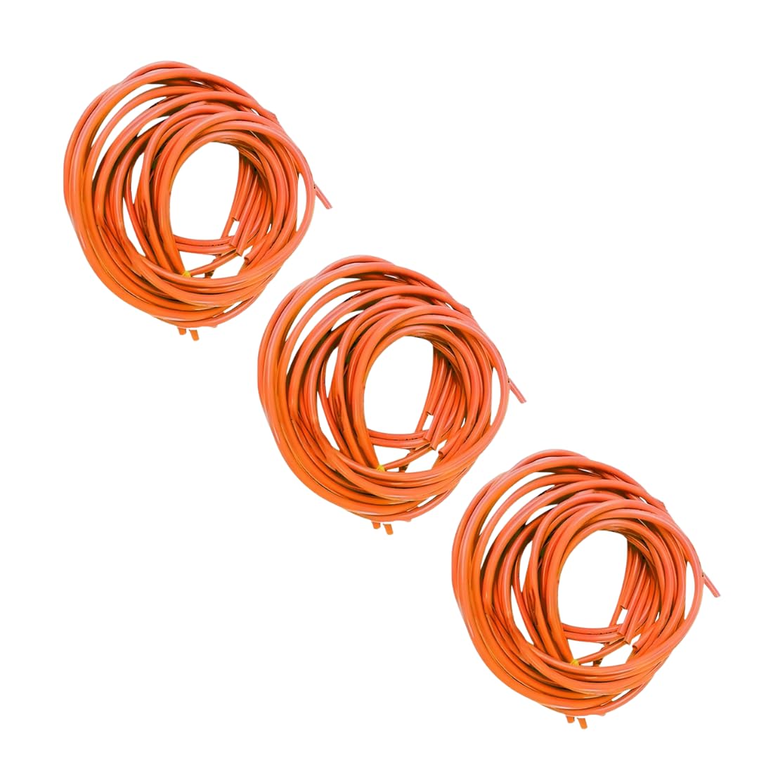 1 Meter Motorcycle Petrol Gas Oil Delivery Tube Pipe, Fuel Gasoline Hose for Motorbike, ATV and Scooter-Orange - Moto Genius