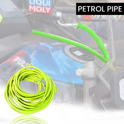 1 Meter Motorcycle Petrol Gas Oil Delivery Tube Pipe, Fuel Gasoline Hose for Motorbike, ATV and Scooter-Neon - Moto Genius