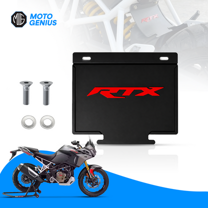 Apache RTX Mud Flap Flexible Rubber Bike Mudguard Rear Fender Protector, Weather Resistant Splash Guard for Dirt, Mud & Water