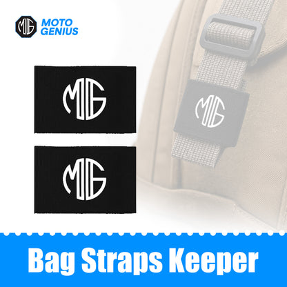 Universal Bag Strap Keeper, Waterproof Fabric, Hook and Loop Fastener, Adjustable Strap Organizer for Backpacks, Luggage, Duffel Bags, Travel and Everyday Use