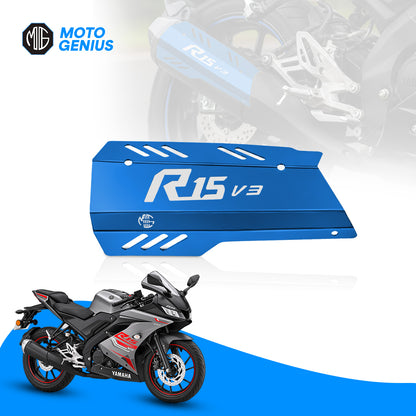 Exhaust Cover Silencer Protector for R15 V3 | Premium Exhaust Heat Shield Protector for Enhanced Durability and Style | Easy Installation