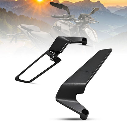 Adjustable Rotating Rear View Stealth Fin Wings Bike Mirror – Universal Side Mirrors for Motorcycles & Scooters