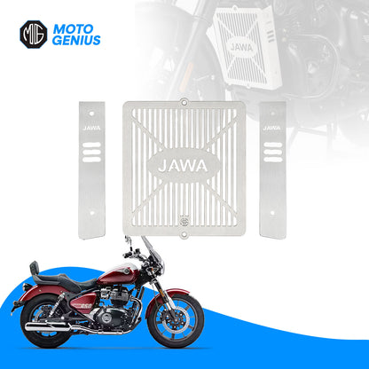 Radiator Guard for JAWA 42 | Durable Stainless Steel Protector |Essential Accessory for Motorcycle Radiator Protection