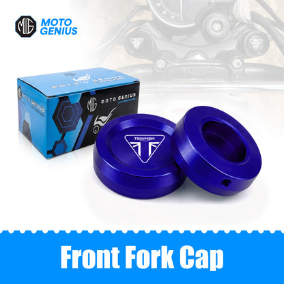 Front Fork Cap Cover for Triumph Speed 400 – Premium Anodized Front CNC made Shock Top Cover (Pair)