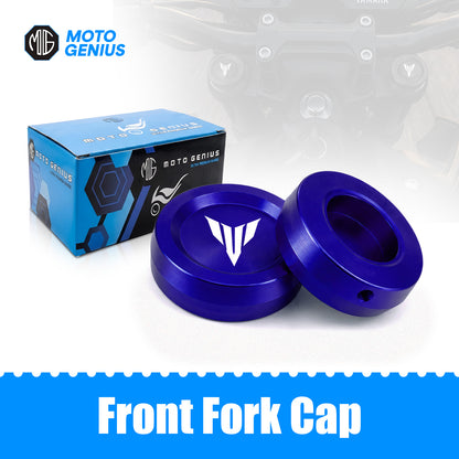 CNC Aluminium Front Fork Cap Cover for Yamaha MT-15 – Premium Anodized Front Shock Top Cover (Pair)