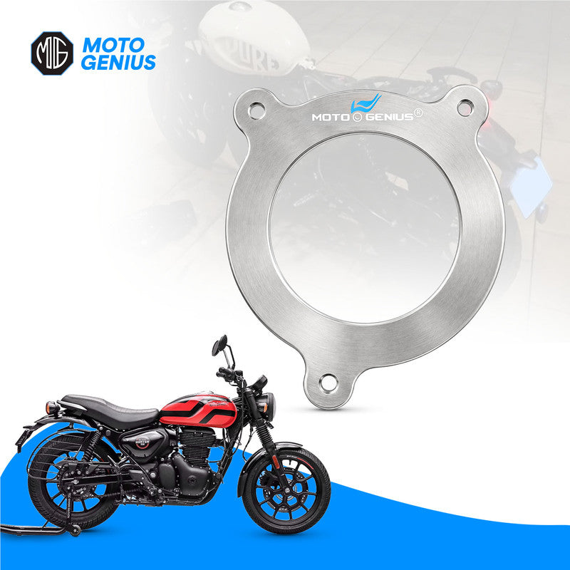 Stainless Steel Air Filter Cap Compatible with RE Hunter 350 | Premium Metal Air Cleaner Box Cover Modification Accessory