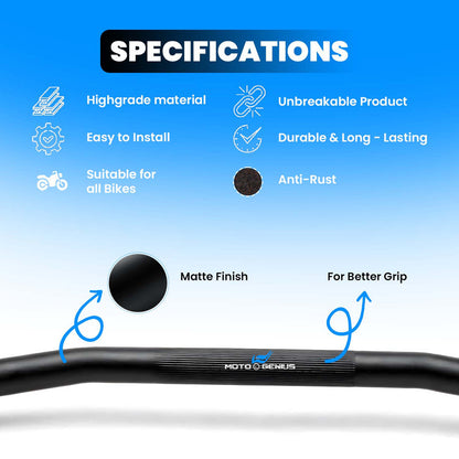 Drag Handle bar | 22mm Handle