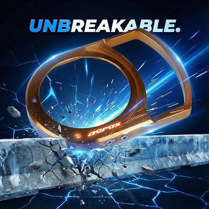 MOTO GENIUS Motorcycle Ignition Key Lock Switch Cover Protector Ring for Yamaha Aerox 155, Durable & Stylish Ignition Key Guard Accessory