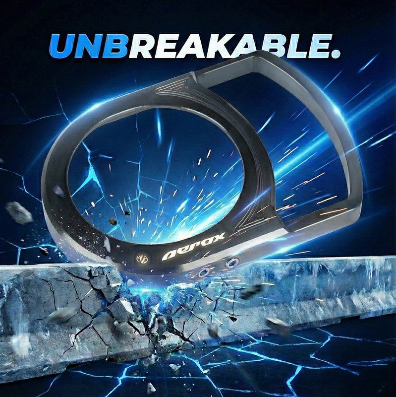 MOTO GENIUS Motorcycle Ignition Key Lock Switch Cover Protector Ring for Yamaha Aerox 155, Durable & Stylish Ignition Key Guard Accessory