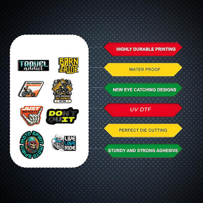 Dope 3D Vinyl Sticker Waterproof Decals for Motorcycle, Helmet & Laptop | Edgy Aesthetic Stickers for Bikes and cars
