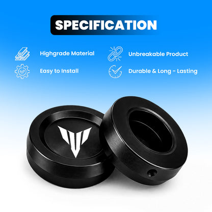 CNC Aluminium Front Fork Cap Cover for Yamaha MT-15 – Premium Anodized Front Shock Top Cover (Pair)