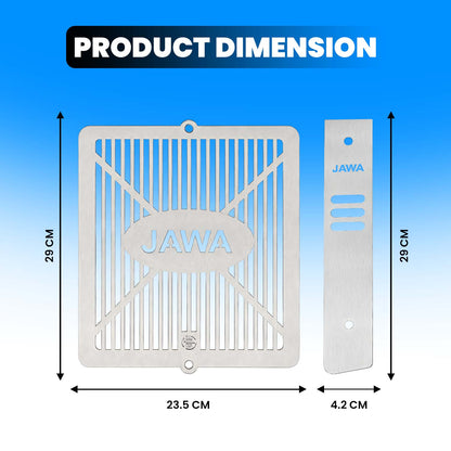 Radiator Guard for JAWA 42 | Durable Stainless Steel Protector |Essential Accessory for Motorcycle Radiator Protection