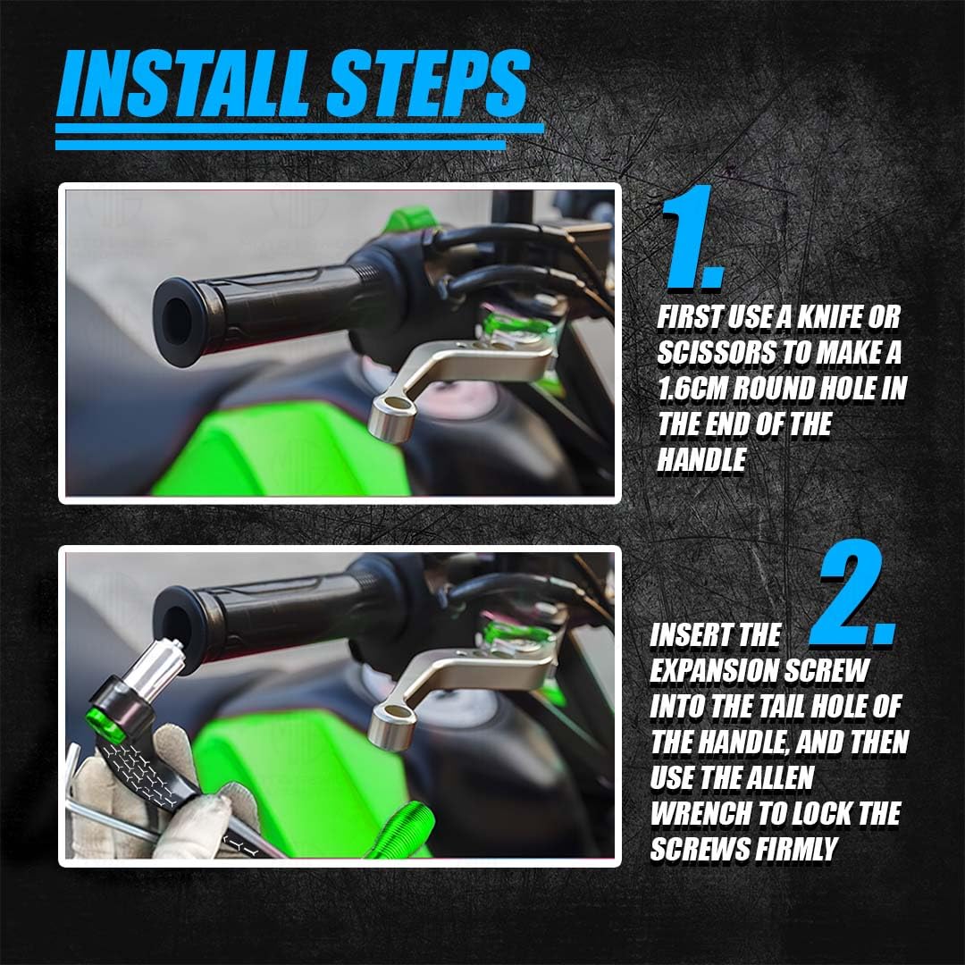 3D Design Universal CNC Handlebar Brake Clutch Lever Protector Guard for Motorcycles & Bikes | Durable and Stylish-Green - Moto Genius