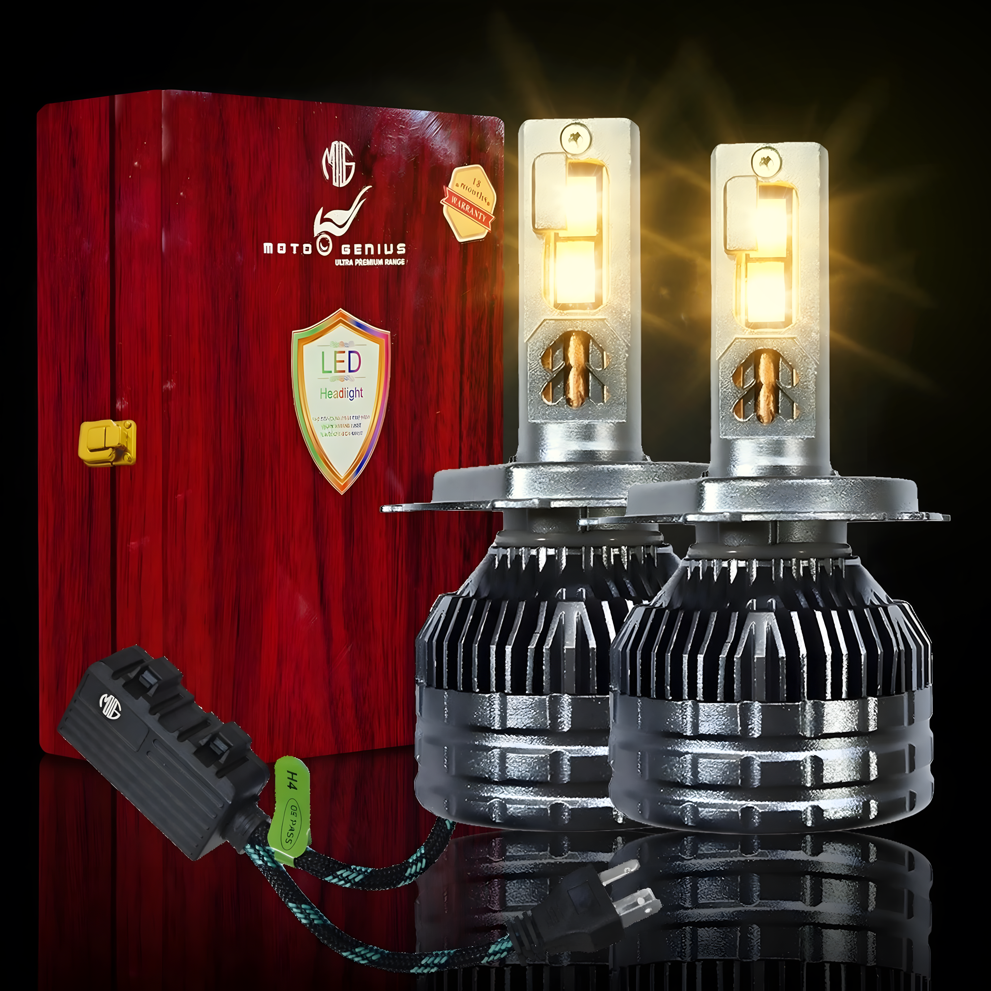 400W LED Headlight Kit for Car & Bike