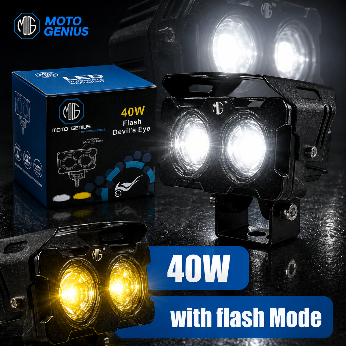 40W Dual Beam Fog Light Projector | MGF1