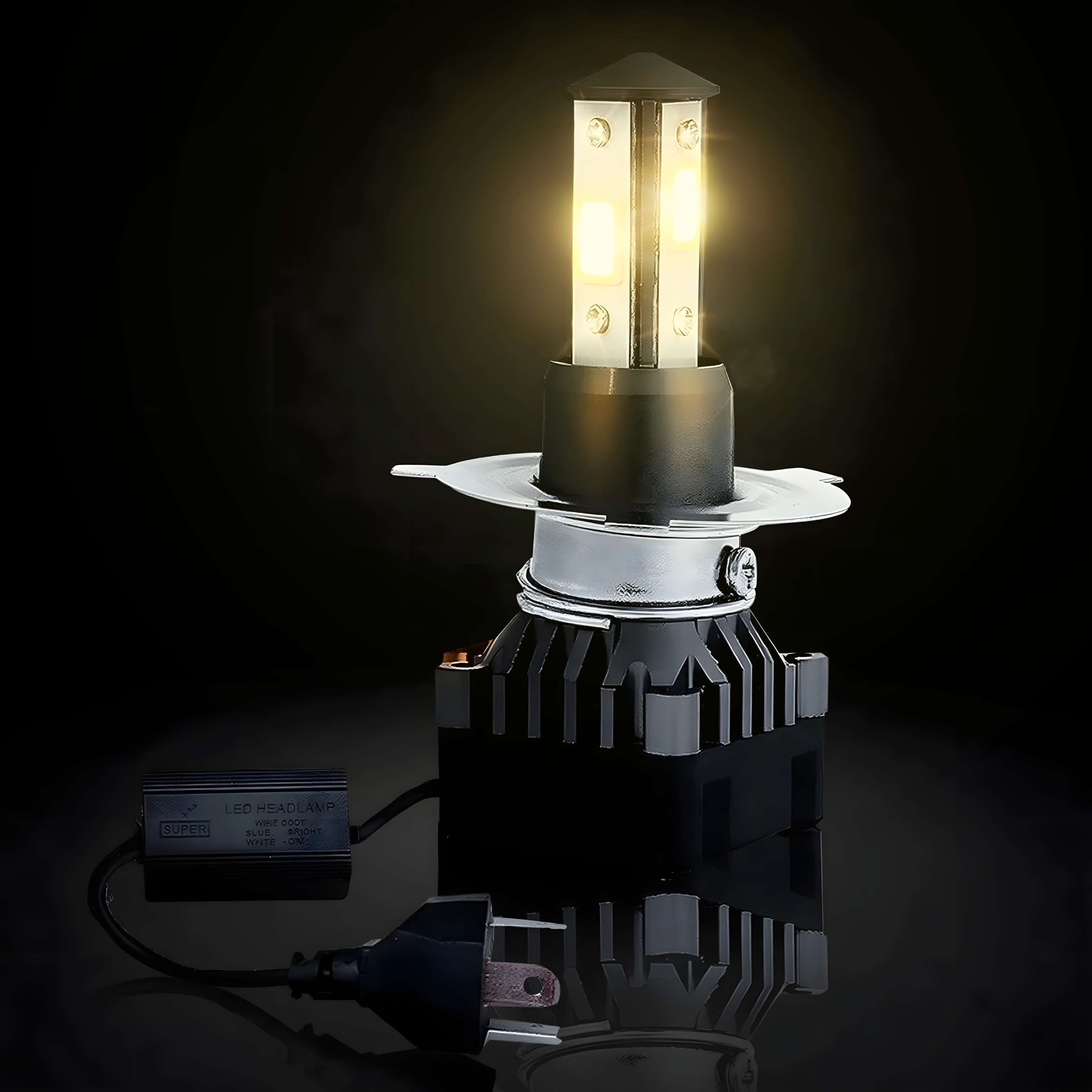 40W LED Headlight Conversion Kit H4