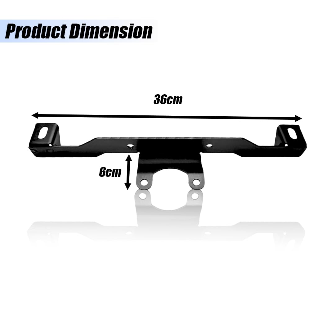 MOTO GENIUS Fog Light Mount Bracket Set for Super Meteor 650 Â– Heavy-Duty Metal Construction, Precision Fit, Rust-Resistant Finish