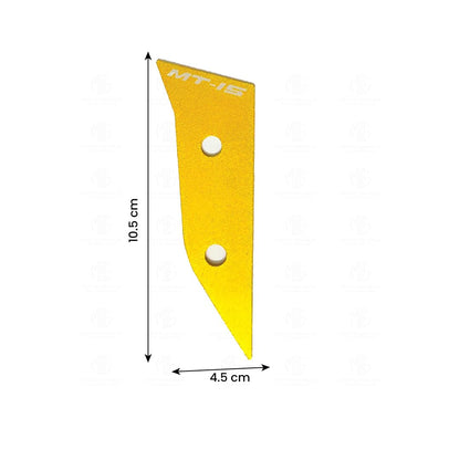 MOTO GENIUS Aluminum Front Body Cover for MT 15 | Durable and Lightweight (Pack of 2) ()