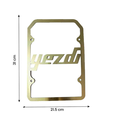 MOTO GENIUS Radiator Guard for Yezdi Roadster Scrambler Adventure Motorbike | Durable Stainless Steel Protector | Essential Accessory for Motorcycle Radiator Protection