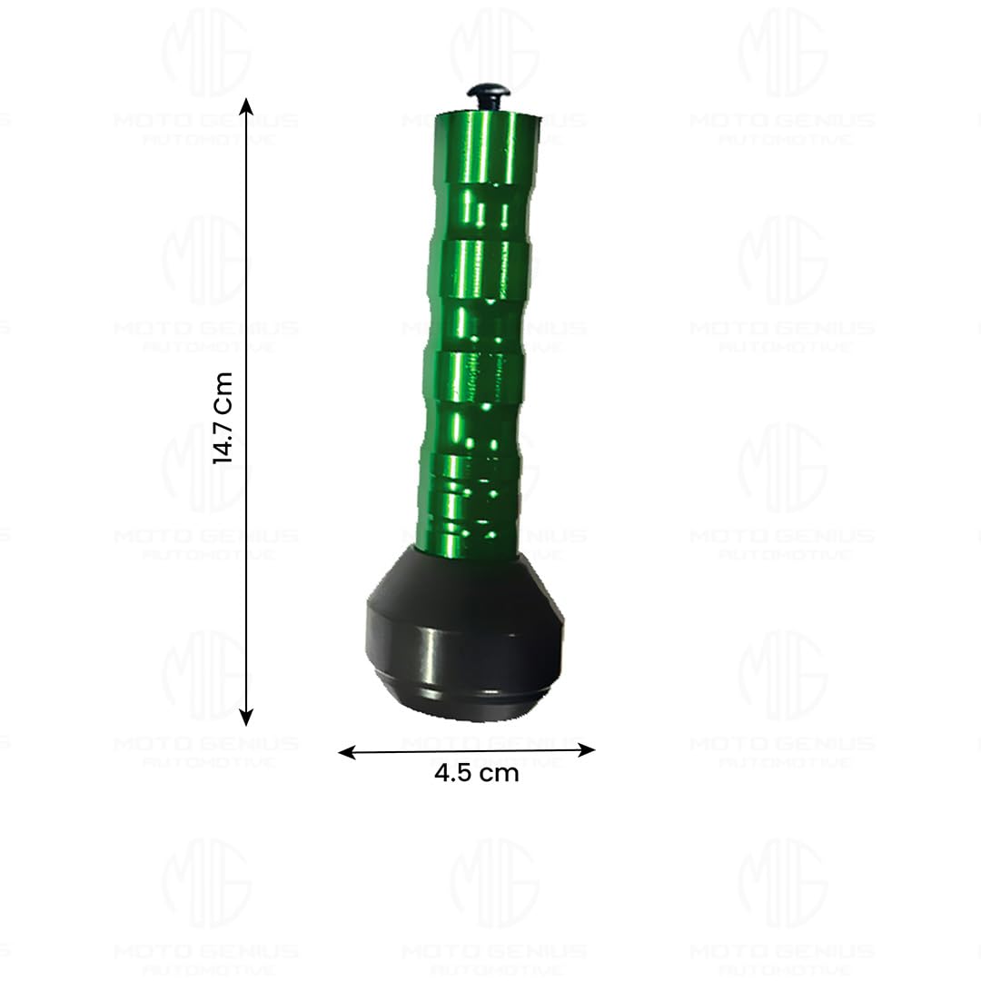MOTO GENIUS Frame Slider Crash Protection Guard for Dominar 250 & 400 | Premium Motorcycle Protector for Enhanced Safety and Stability | Easy Installation, Durable Design (Green)