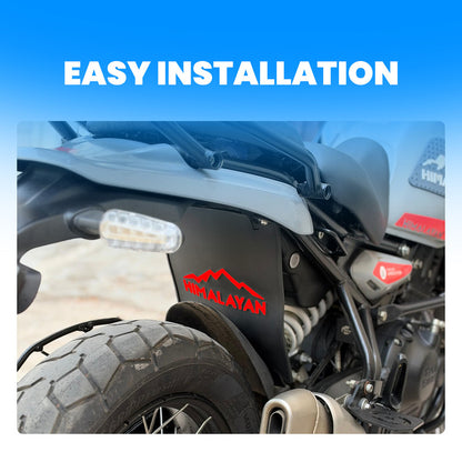 Flexible Rubber Silicone Rear Mud Flap for RE Himalayan | Heavy Duty Weather Resistant Splash Guard | Durable Mudguard Fender Protector Against Mud, Dirt & Water