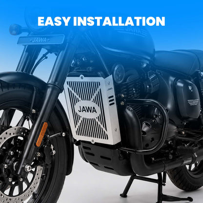 Radiator Guard for JAWA 42 | Durable Stainless Steel Protector |Essential Accessory for Motorcycle Radiator Protection