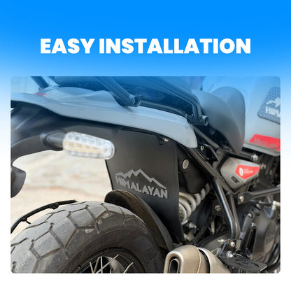 Flexible Rubber Silicone Rear Mud Flap for RE Himalayan | Heavy Duty Weather Resistant Splash Guard | Durable Mudguard Fender Protector Against Mud, Dirt & Water