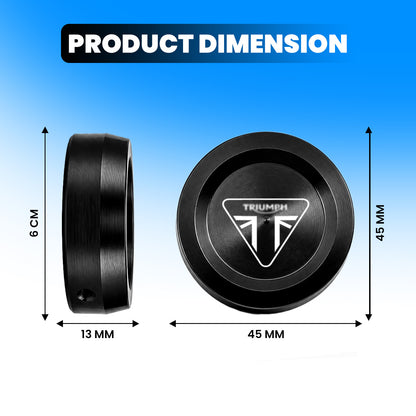 Front Fork Cap Cover for Triumph Speed 400 – Premium Anodized Front CNC made Shock Top Cover (Pair)