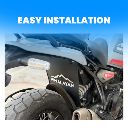 Flexible Rubber Silicone Rear Mud Flap for RE Himalayan | Heavy Duty Weather Resistant Splash Guard | Durable Mudguard Fender Protector Against Mud, Dirt & Water