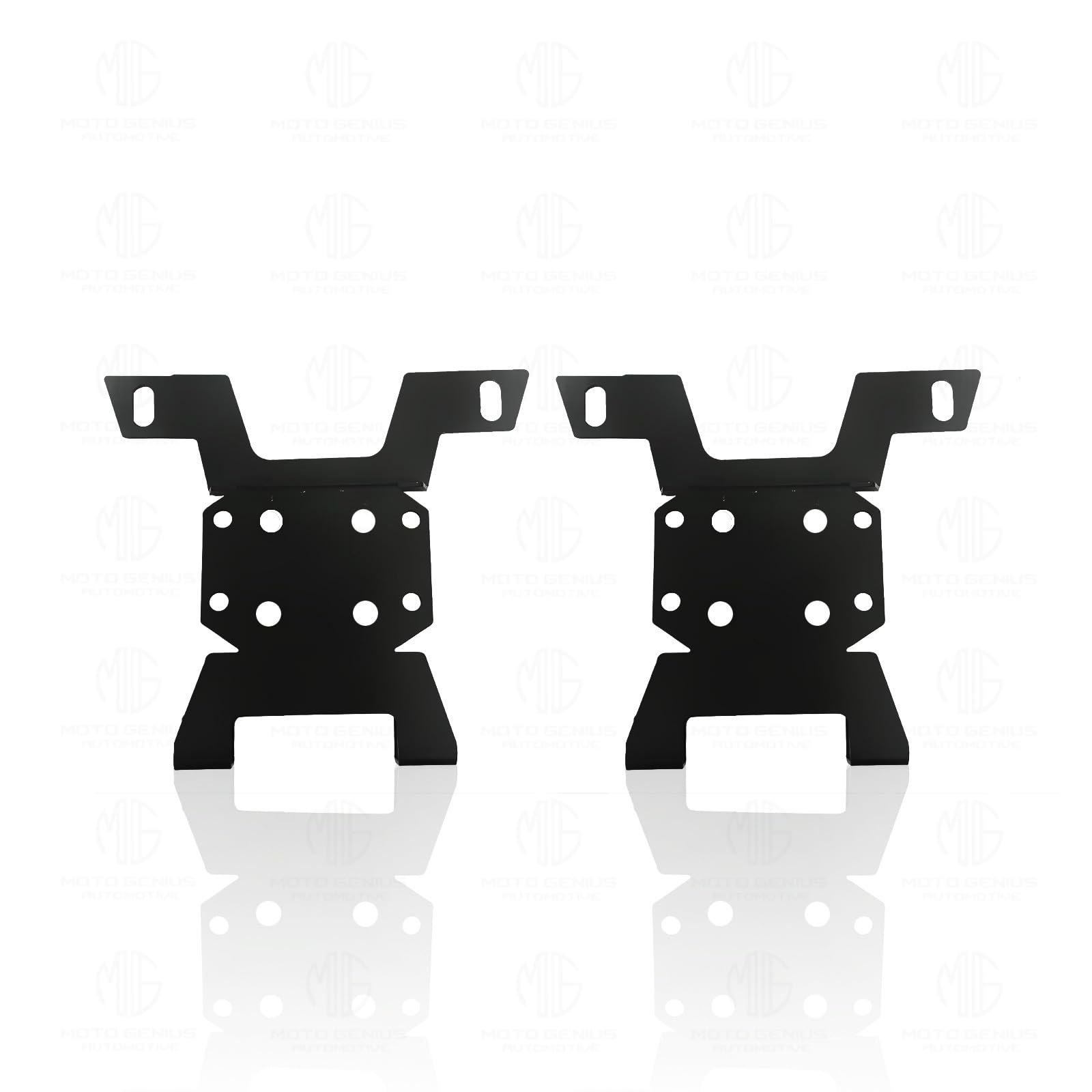 MOTO GENIUS Himalayan Jerry Can Mount | Heavy Duty Mounting Bracket for Jerry Cans |Rugged Design for Adventure Riding (Pack of 2) (BS6)