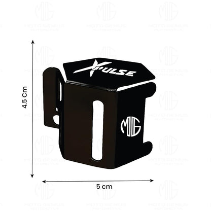 MOTO GENIUS Rear Brake Oil Container Guard for Xpulse Motorbike | Durable Protection and Stylish Design for Motorcycles ()