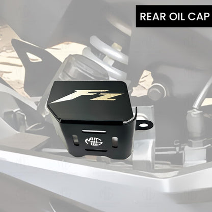 Rear Brake Oil Container Guard for FZ Motorbike | Durable Protection and Stylish Design for Motorcycles