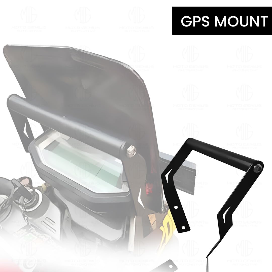 MOTO GENIUS Motorcycle Smartphone GPS Mount for Xpulse| Mobile Phone Holder GPS Frame Mount Xpulse Motor Bike(Pack of 1)
