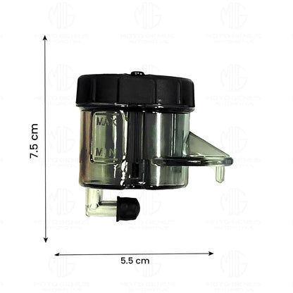 MOTO GENIUS Universal Motorcycle Front Brake Master Cylinder Oil Reservoir Tank Cup | Durable Replacement for Hydraulic Brake and Clutch Systems