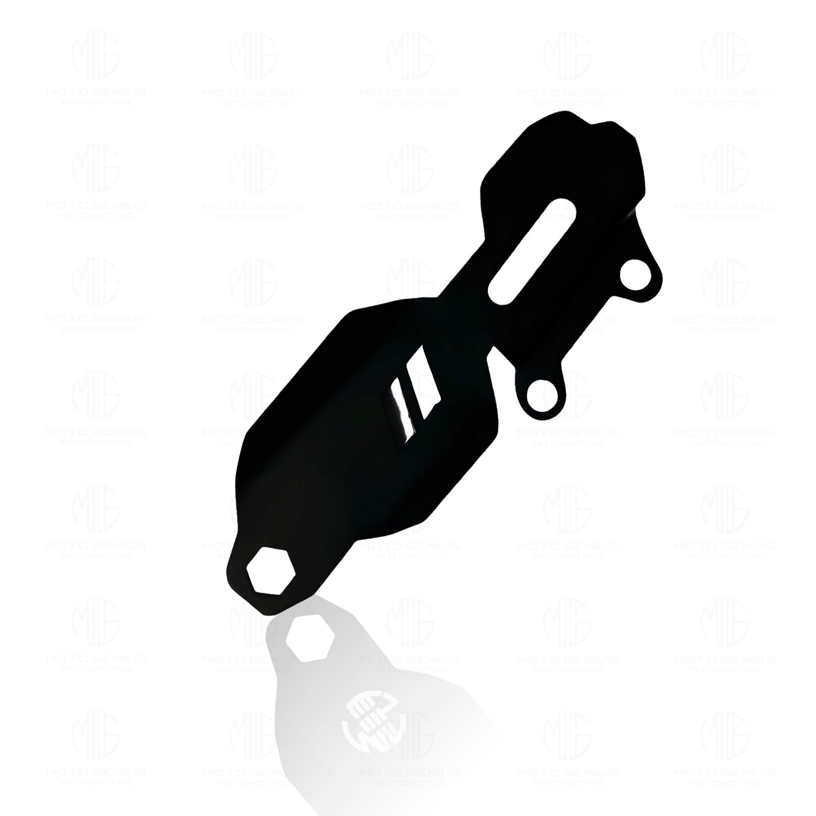 MOTO GENIUS Master Cylinder Guard for RE Himalayan BS3/BS4/BS6/Scram Motorbike | Heavy-Duty, Impact-Resistant Protection for Motorcycle Brake Systems |Durable Metal Construction
