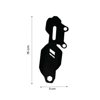 MOTO GENIUS Master Cylinder Guard for RE Himalayan BS3/BS4/BS6/Scram Motorbike | Heavy-Duty, Impact-Resistant Protection for Motorcycle Brake Systems |Durable Metal Construction