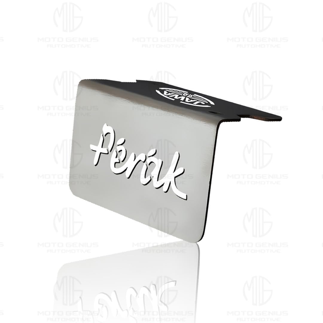 MOTO GENIUS Stainless Steel Front Disc Brake Fluid Reservoir Oil Cap for JAWA PERAK Motorbike Replacement for Enhanced Durability and Performance (Pack of 1)