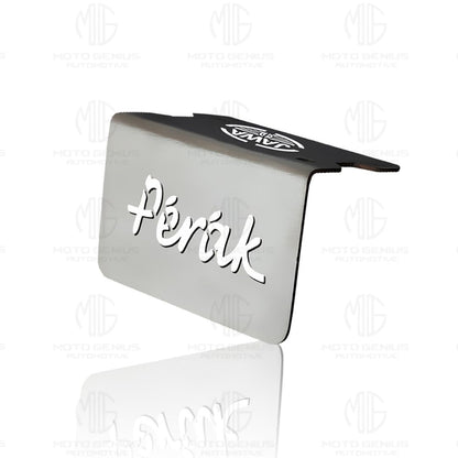 MOTO GENIUS Stainless Steel Front Disc Brake Fluid Reservoir Oil Cap for JAWA PERAK Motorbike Replacement for Enhanced Durability and Performance (Pack of 1)