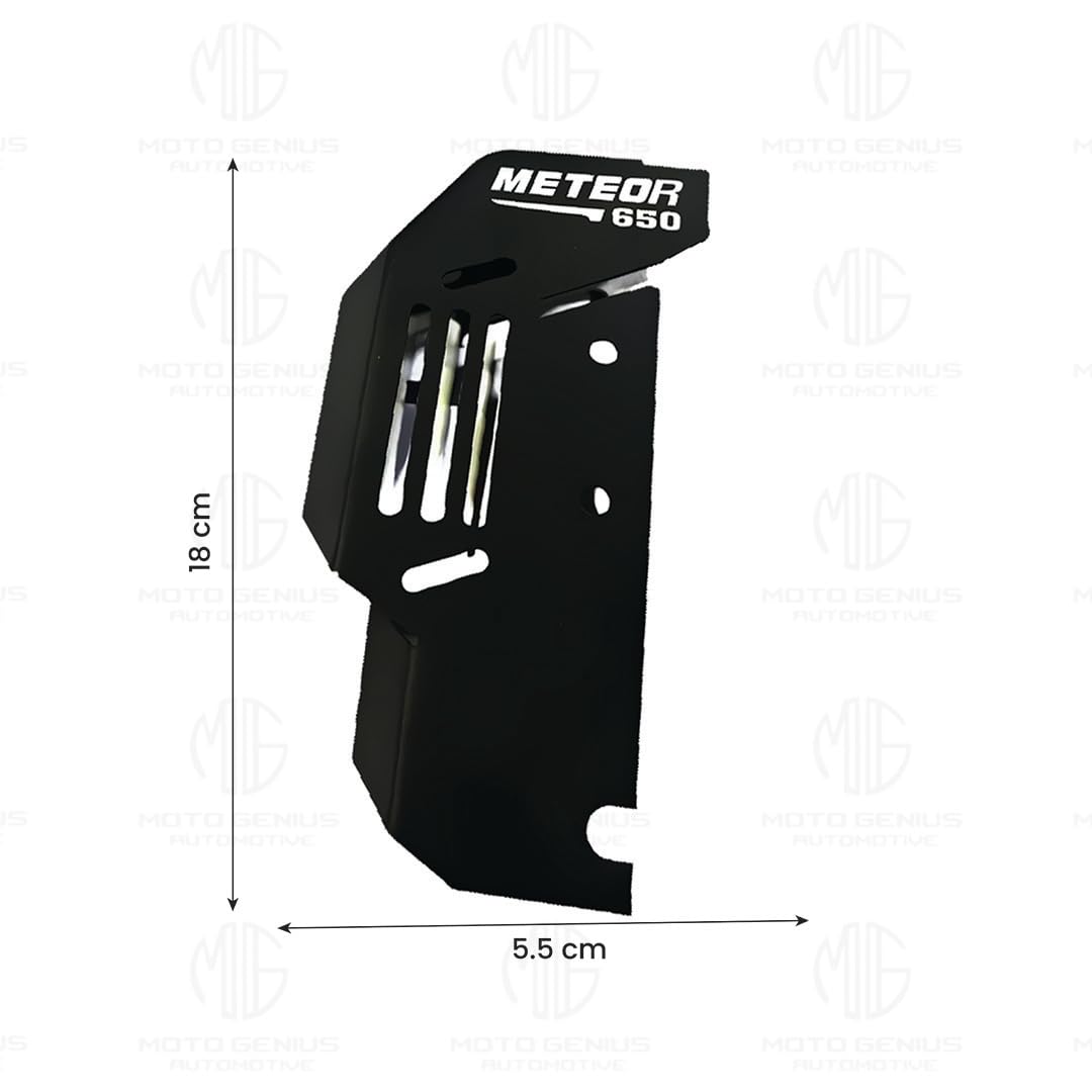 MOTO GENIUS Master Cylinder Guard for RE Super Meteor 650 Motorbike | Heavy-Duty, Impact-Resistant Protection for Motorcycle Brake Systems |Durable Metal Construction (House Shape)