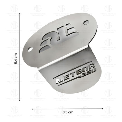 MOTO GENIUS Meteor Stainless Steel Front Disc Brake Fluid Reservoir Oil Cap for Bike Replacement for Enhanced Durability and Performance (Pack of 1) ()