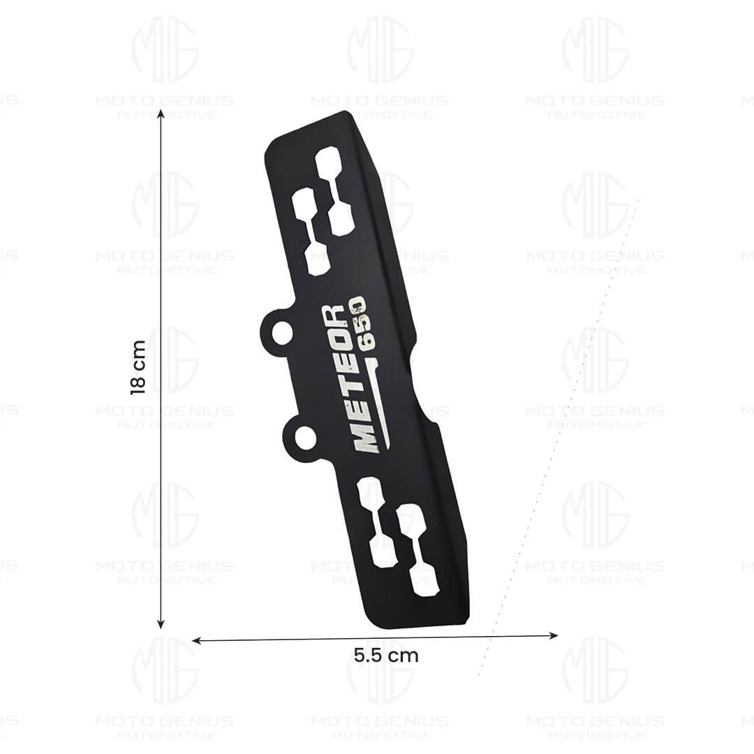 MOTO GENIUS Master Cylinder Guard for RE Super Meteor 650 Motorbike | Heavy-Duty, Impact-Resistant Protection for Motorcycle Brake Systems |Durable Metal Construction (Rectangle Shape)